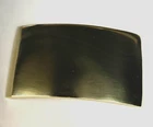 Marine Plain Belt Plate 1831-1856 Reproduction Solid Brass Polished