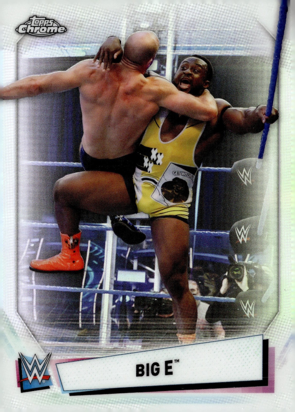 2021 Topps Chrome WWE #51 Big E Refractors