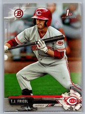 2017 Bowman #BP71 T.J. Friedl Prospects *RE