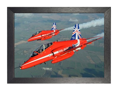 Red Arrow 3 Flugzeug Reise Abenteuer Royal Air Force Poster Himmel Bild Kunstflug