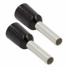 Install Bay FVWT16 16 GA Ferrules Black Barrel (Package of 100)