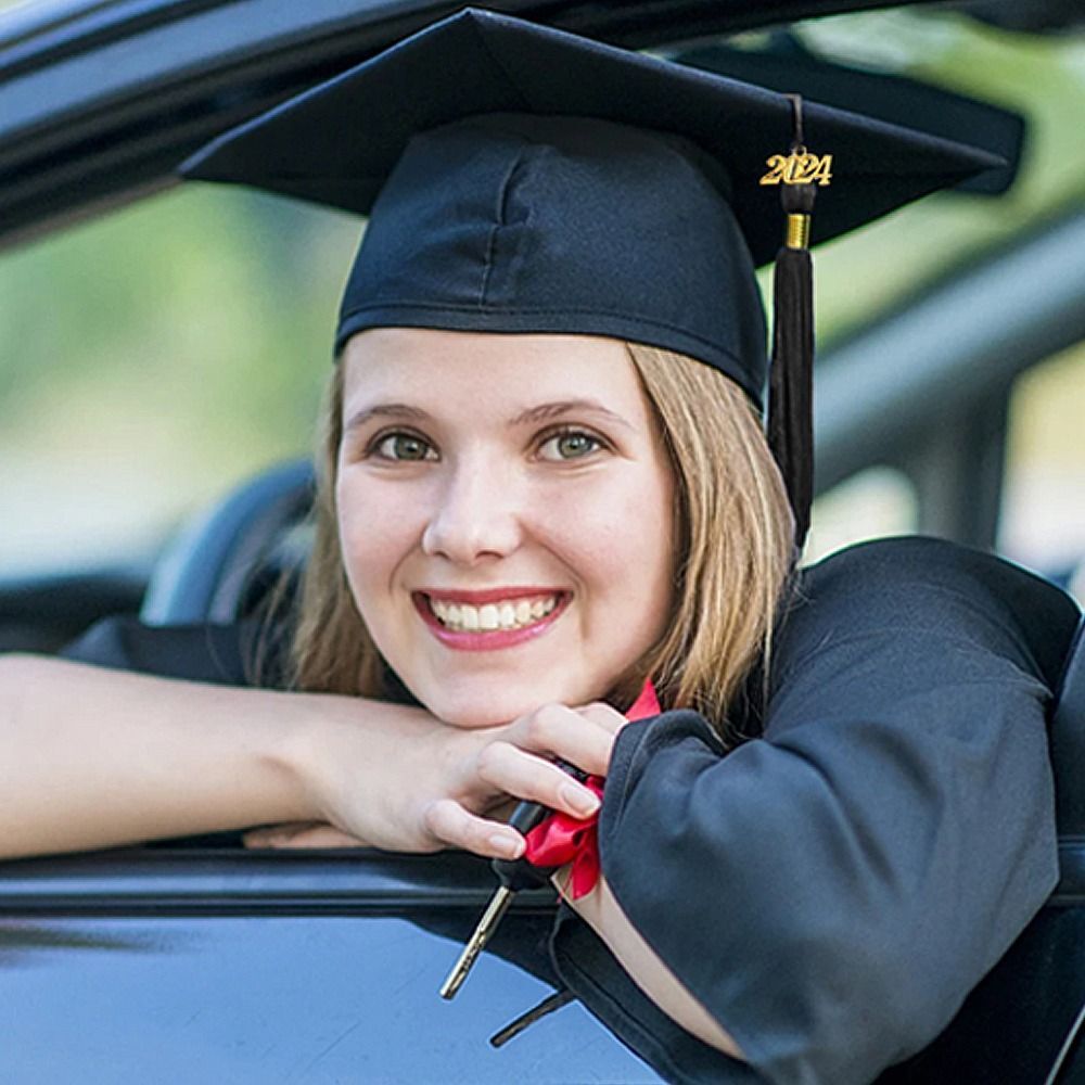 Congrats Grad Graduation Gown Set 2024 Happy Graduation Party Supplies