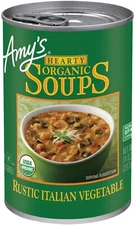 Amy's Organic Hearty Rustic Italian Vegetable Soup - 14 oz