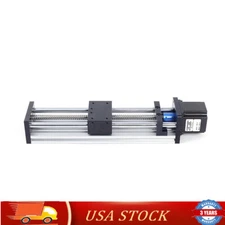 200mm Linear Guide Rail CNC Slide Stage Actuator Ball Screw Motion 23 Nema Motor