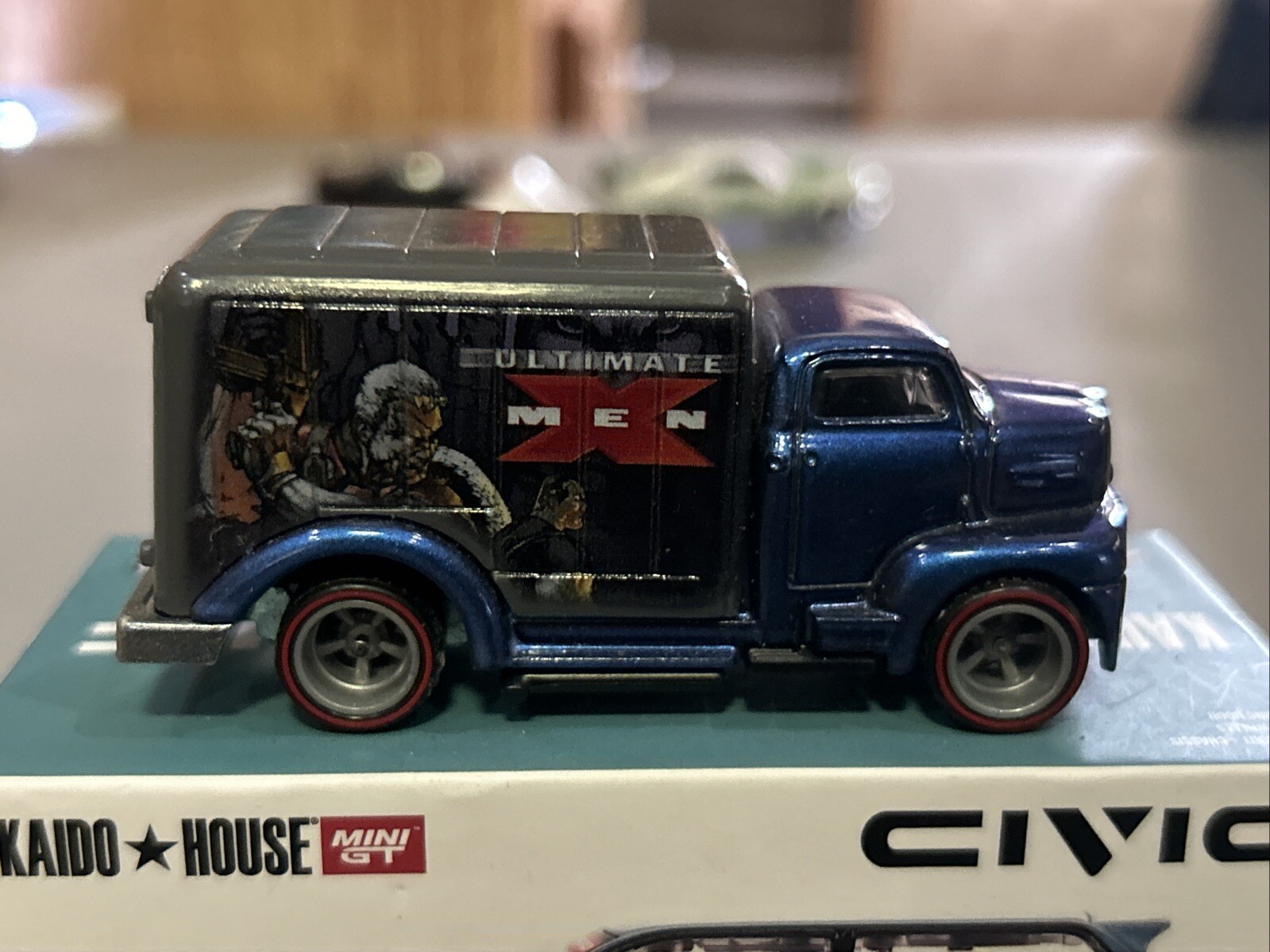 HOT WHEELS VHTF ERROR SMALL WHEELS ULTIMATE X MEN ‘49 FORD COE DELIVERY TRUCK