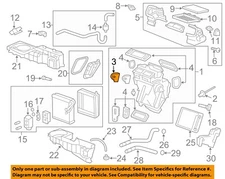GM OEM 13-17 Acadia Limited Evaporator Heater Components-Door Actuator 22816167