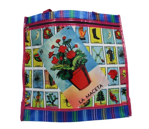 Loteria wiederverwendbare mexikanische Markt Netztasche Beuteltasche Bolsa de Mercado 15" umweltfreundlich - Bild 6 von 12
