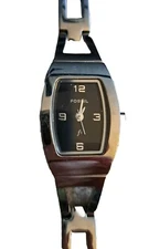 Fossil Women's 7" Silvertone Watch ES-9620 New Battery