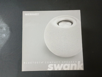 MERKURY INNOVATIONS SWANK BLUETOOTH COMPACT SPEAKER WHITE MI-S301B-199