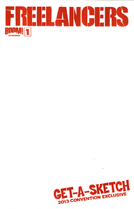 FREELANCERS-2012-Series-1-BLANK-CVR-Near-Mint-Comics-Book