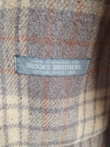 Brooks Brothers Wool Duffle Coat Made in England Horn Toggle sz 50 - Picture 4 of 16
