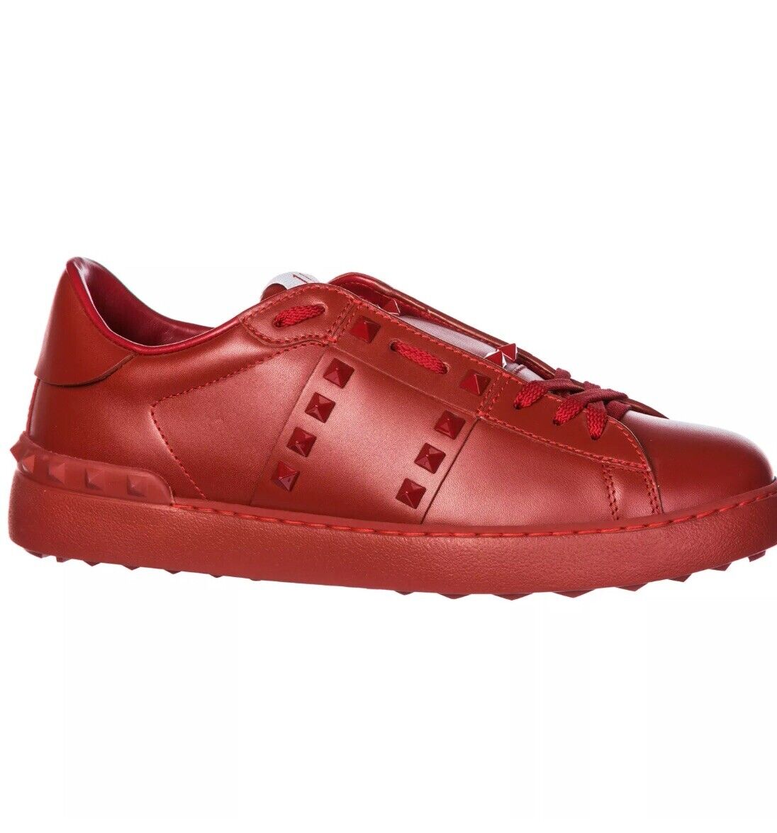 Valentino Garavani Rock Stud Red Sneakers Shoes $970 | eBay Valentino Garavani Rock Stud Red Sneakers Shoes $970 | eBay