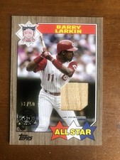 2022 Topps Series 2 #87ASR-BL BARRY LARKIN 1987 All Star Relic GOLD 18/50 