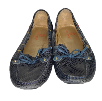 (取寄) マークジョセフニューヨーク レディース サイプレス ヒル MARC JOSEPH NEW YORK women  Cypress Hill Navy Snake Marc Joseph Cypress Hill Navy Snake Women's Loafers Slip On