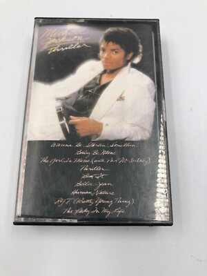 Thriller by Michael Jackson Cassette 1982 Epic Records Beat it