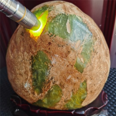 22.92LB Jadeite Boulder-Rough Raw Cut Natural From-A Tyte-Jade Specimen   D34