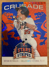 2015 Panini USA Stars & Stripes Crusade Red Blue Prizm BRYAN REYNOLDS #17 /49