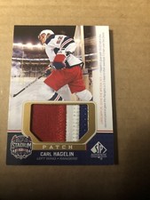 2014-15 SP Game Used Stadium Series Materials Patches #SSCH Carl Hagelin 50/99