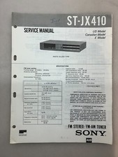 Sony ST-JX410 Original Service Manual Free Shipping