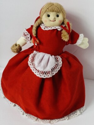 Vintage Alma's Designs Little Red Riding Hood /Grandma Topsy Turvy doll 2 in 1
