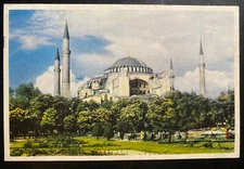 1958 Beyoglu Turkey Picture Postcard cover To Germany St Sophia Museum