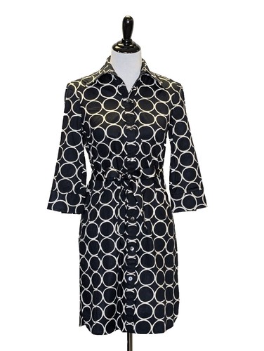 trina turk silk shirt dress loose wrap dress Trina Turk Women's Topspin Short-Sleeve Midi Dress in  Tsuru size Large