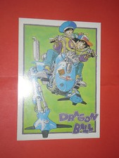 CARTOLINA DA COLLEZIONE- DRAGON BALL GIALLO n° 6-rif al libro mignon dragonball