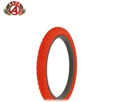 ALTA PERFORMANCE BICYCLE WIRE BEAD TIRE 18" X 2.125 RED BMX COMP III TREAD.