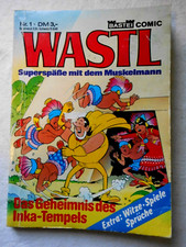 Bastei Comic Wastl Taschenbuch Nr. 1 Superspäße mit dem Muskelmann Rarität