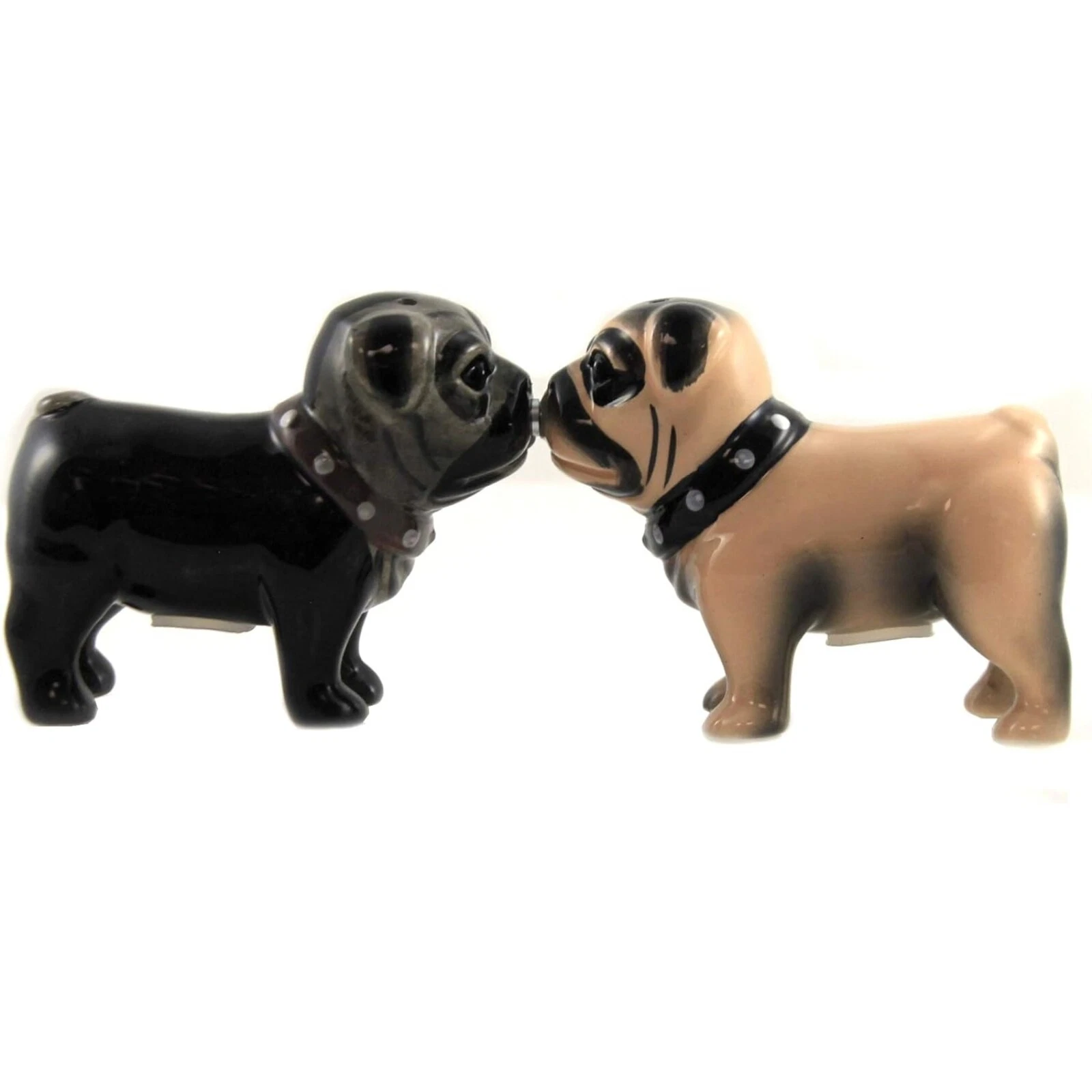 Little Love Pugs Ceramic Salt and Pepper Shaker Set