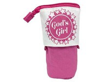 POP-UP PENCIL POUCH-GOD's GIRL 7.5" X 4.75" 