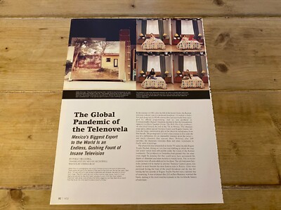 VBK7 ARTIKEL & BILDER. DIE GLOBALE PANDEMIE DER TELENOVELA VON PABLO HELGUERA