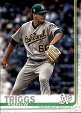 2019 Topps #565 Andrew Triggs OAKLAND ATHLETICS A's
