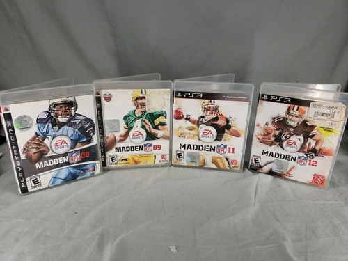 Madden Nfl Game Lot Football 08 09 11 12 PlayStation 3 PS3