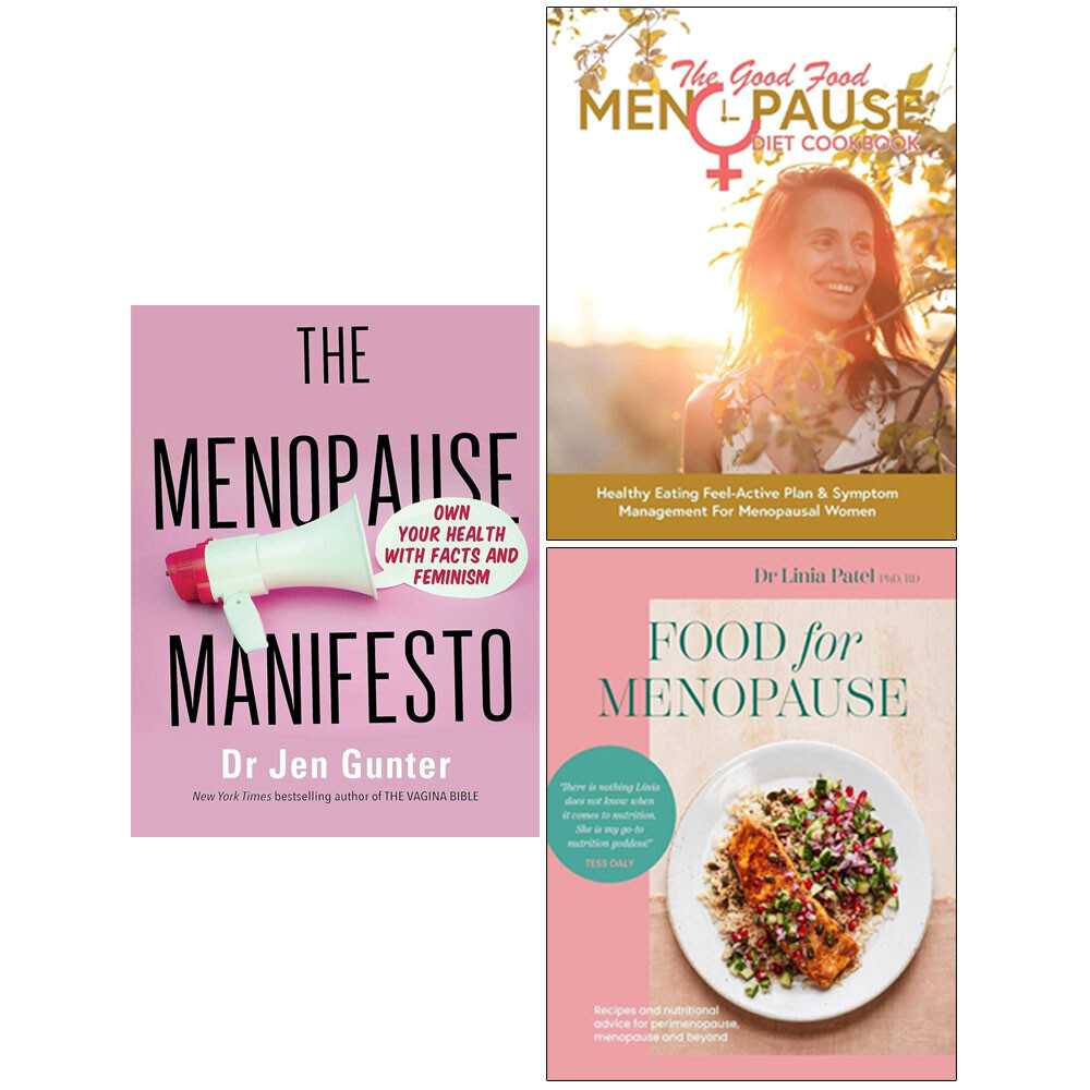 Good Food Menopause,Menopause Manifesto,Food for Menopaus 3 Books Collection Set