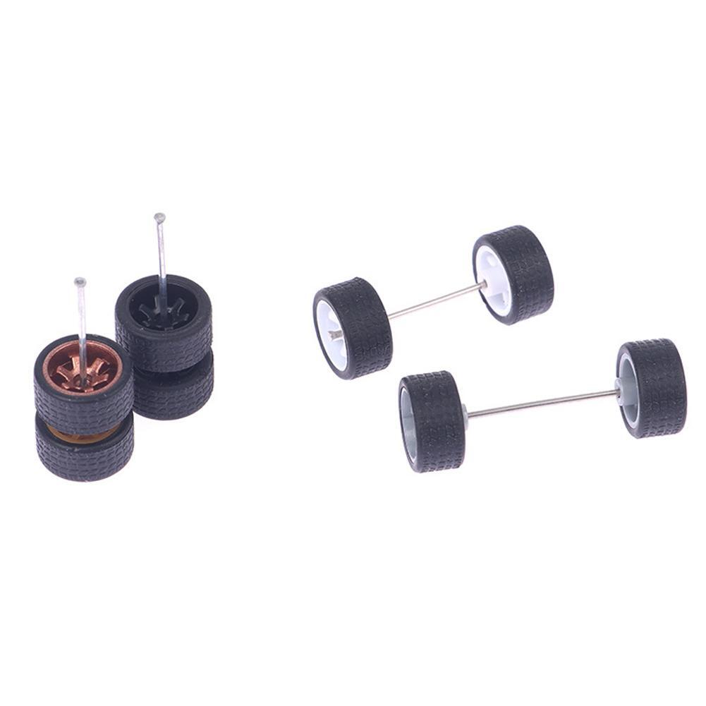 4Spoke Custom Alloy 164 Wheels And Tyres Real Riders Rubber HotWheels