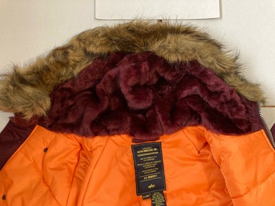 Alpha Industries N3B Parka Replica Blue Med. New! Free US Ship! | eBay