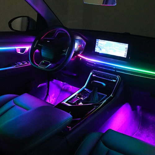 Symphony Full RGB LED Car Interior Acrylic Light Ambient Strip Light APP Control - Picture 16 of 16