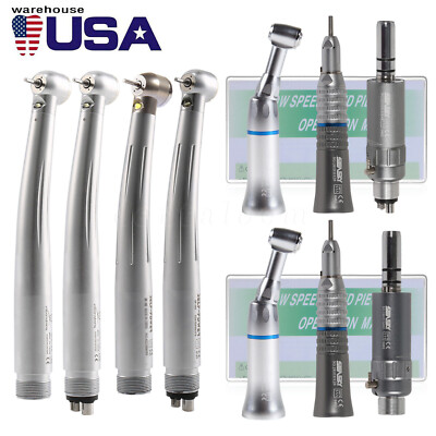 NSK Style Dental E-Generator LED High Speed/Low Speed Handpiece Kit 2Hole/4Hole