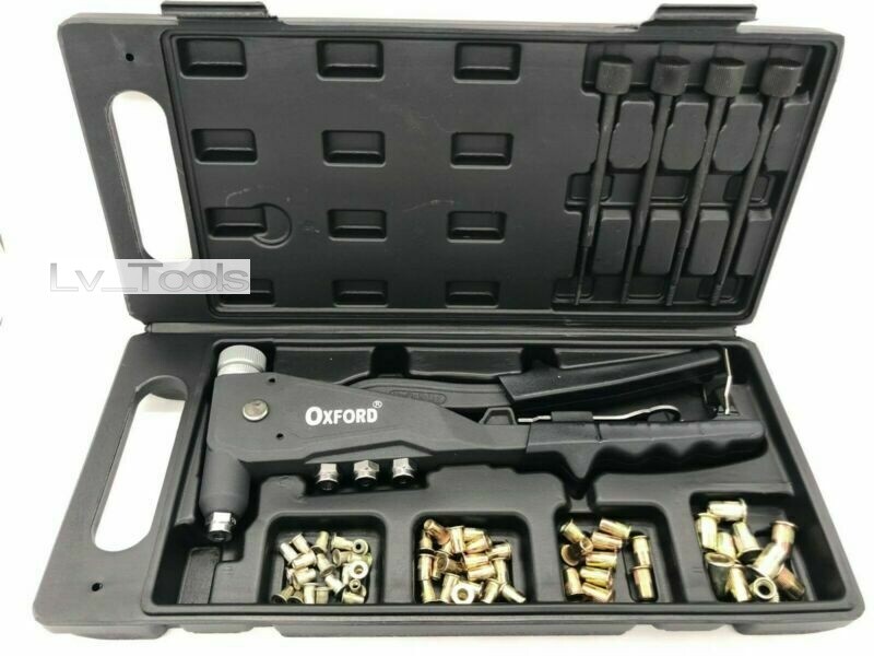 Pinza per Rivetti Filettati M3-M6 Professional | 66 Pezzi Inclusi