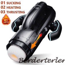 Leten High-Speed Piston Telescopic Sucking Male Masturbator Masturbation Cup