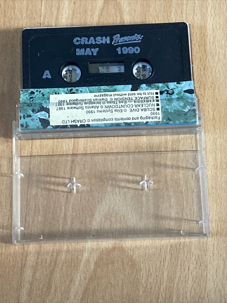 Crash Magazine Presents Cover Tape May 1990 90 Sinclair ZX