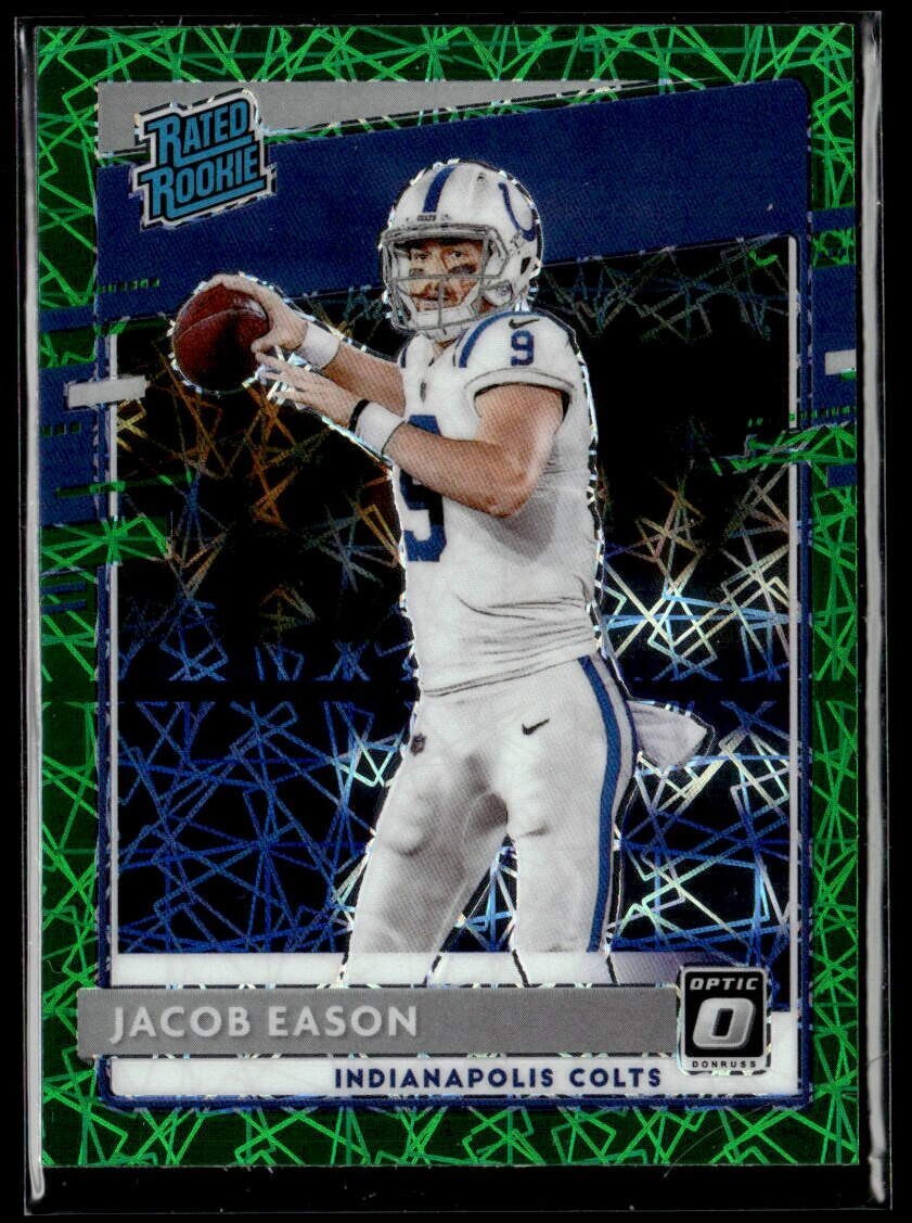 2020 Donruss Optic Green Velocity #162 Jacob Eason  Colts