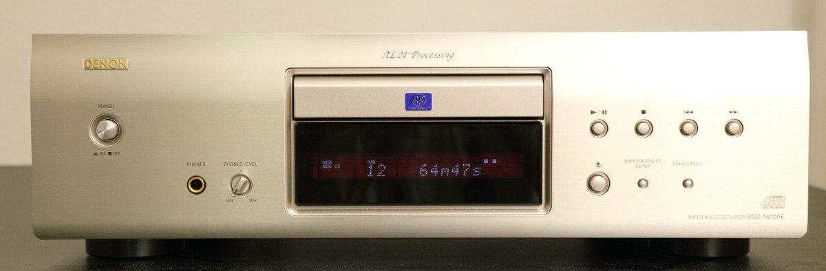 Denon DCD-1500 AE SACD / CD Player, gewartet + neuer Laser, Top 