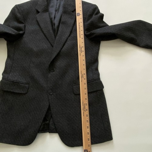 Vintage Bill Blass Platinum Sakko Herren 40R Wolle Kaschmir Mischung Made In Italy - Bild 8 von 18