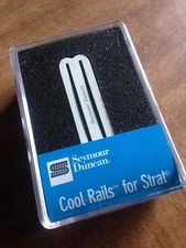 Seymour Duncan SCR-1n Cool Rails Stratocaster Humbucking Pickup White 11205-06-W