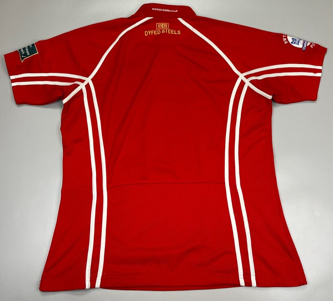 Maillot De Rugby Vintage Llanelli Scarlets 2005 - Taille XL - Marque Kooga - Occasion En Bon état