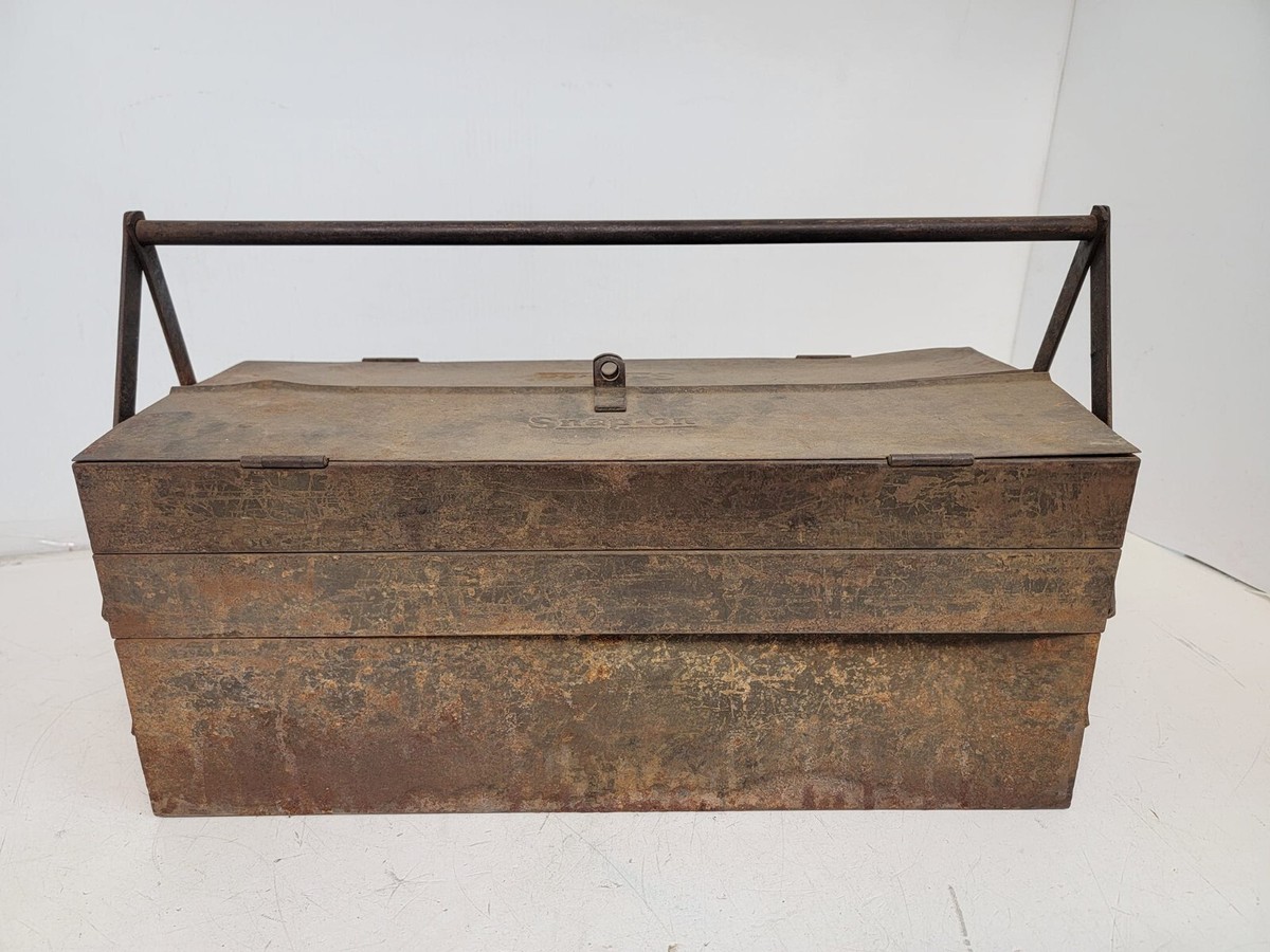 Vintage 1920s-1930s Snap-On Master Handikit Cantilever Toolbox 