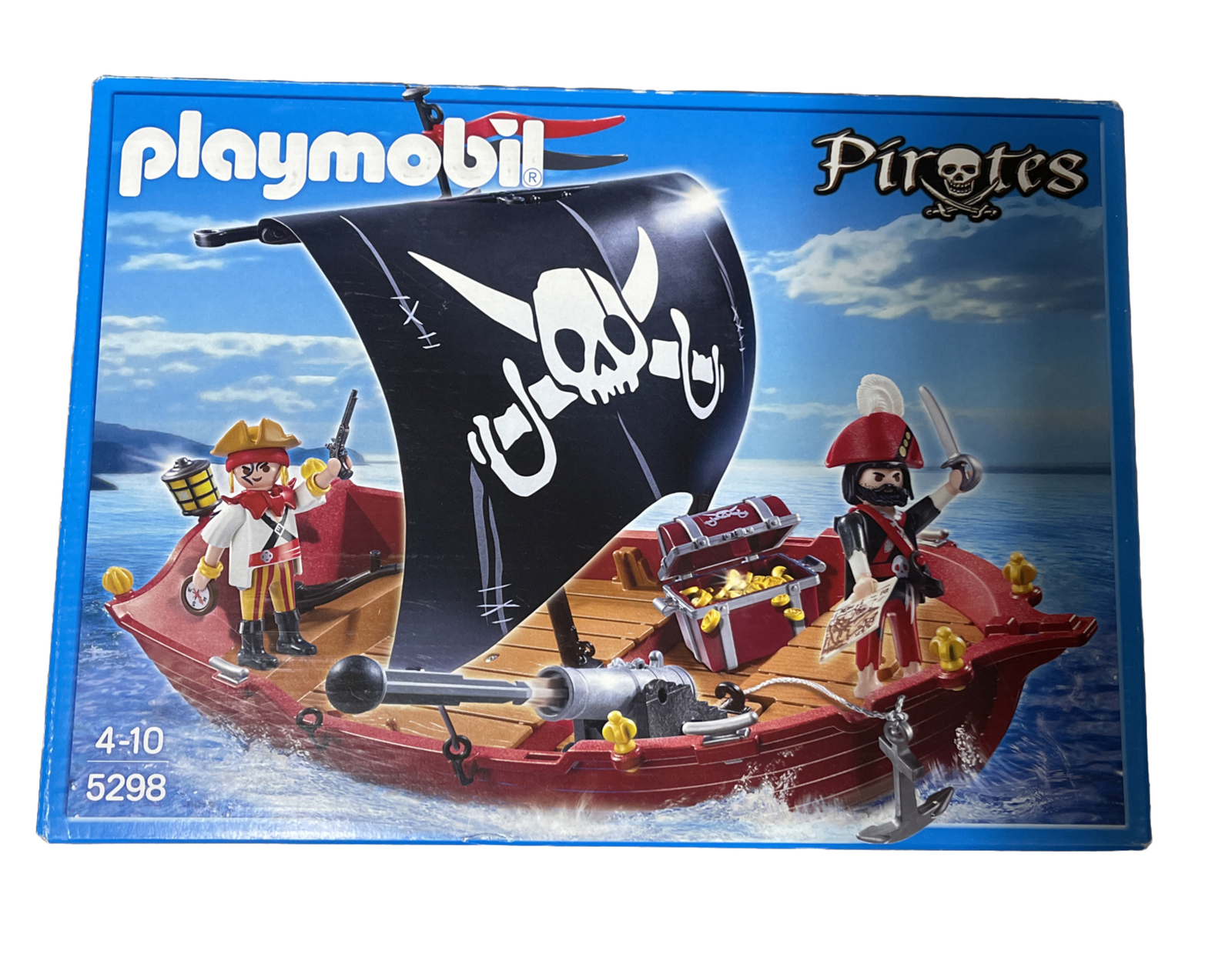 PLAYMOBIL 5298 Pirates Ship Skull and Bones Corsair 659213156372 for sale online eBay