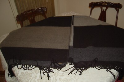 Roccobarocco, Coat - Women's Scarf, Black Grey Beige Brown, Used